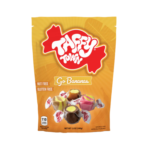 Taffy Town Go Bananas Pouch 8x340g