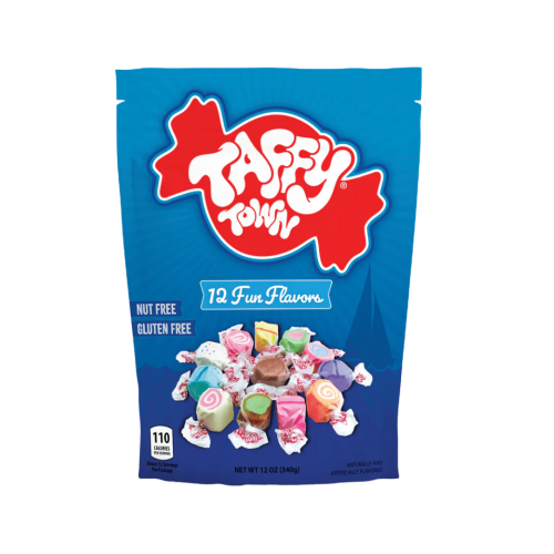 Taffy Town Assorted Taffy Pouch 8x340g
