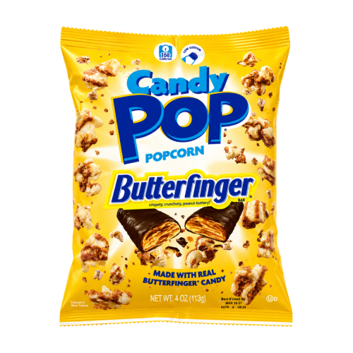Candy Pop Butterfinger Popcorn 8 x 113g
