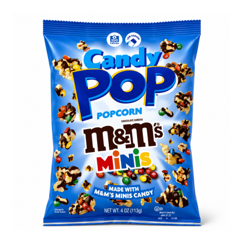 Candy Pop M&M Popcorn 8 x 113g