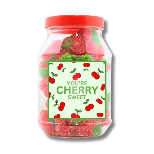 Pun Gift Valentines Cherry Jar 400g