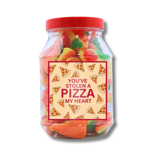 Pun Gift Valentines Pizza Jar 400g