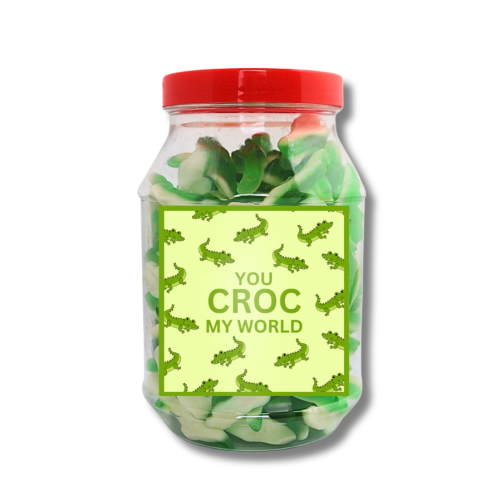 Pun Gift Valentines Crocodiles Jar 400g