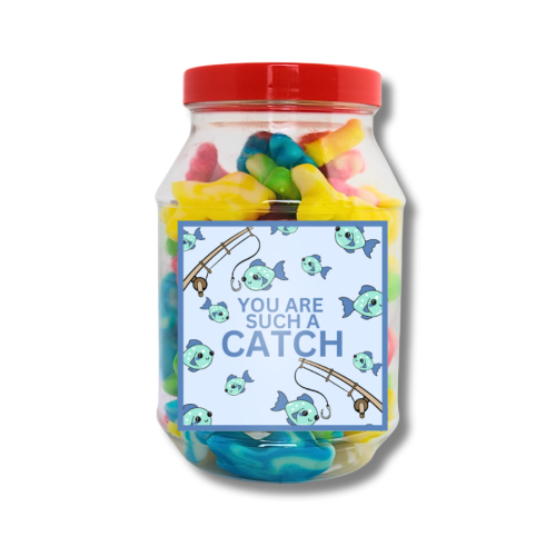 Pun Gift Valentines Fish Jar 400g