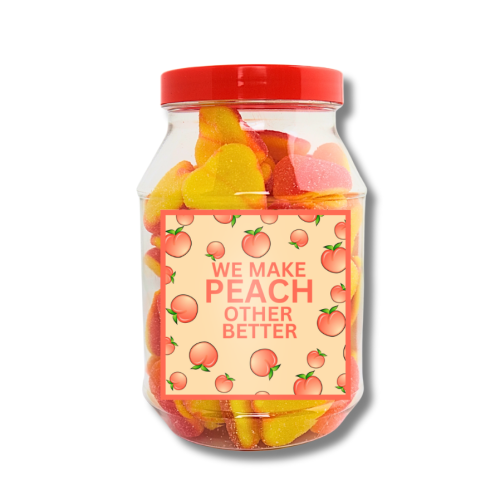 Pun Gift Valentines Peach Jar 400g