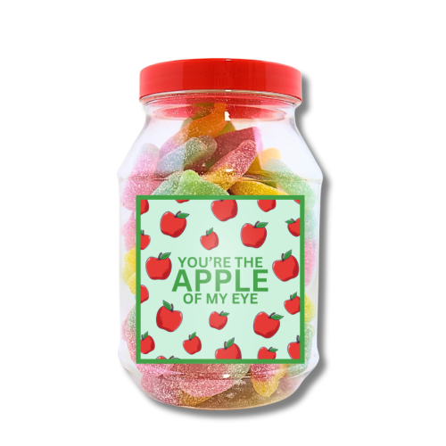 Pun Gift Valentines Vegan Sour Apple Jar 400g