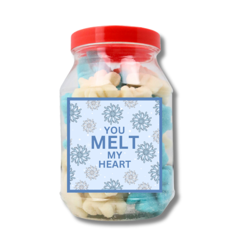 Pun Gift Christmas Jelly Snowflakes Jar 350g