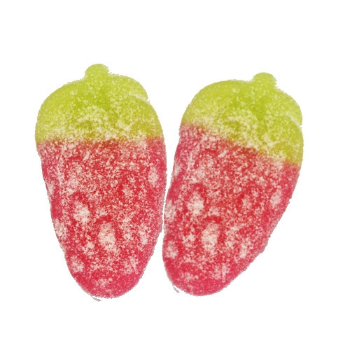 Vidal Giant Fizzy Strawberries 3Kg