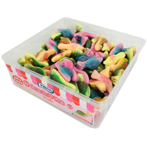 Vidal Jelly Filled Snails 120 Count