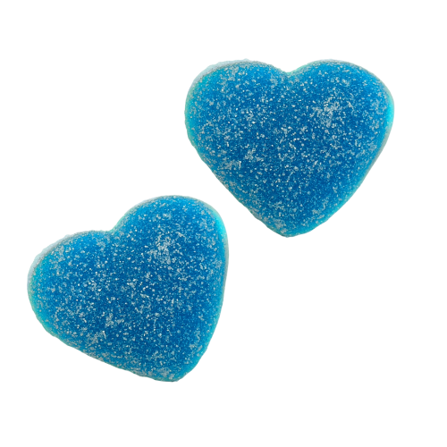 Vidal Giant fizzy Raspberry Hearts 1kg