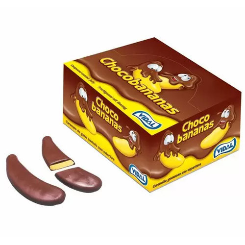 Vidal Chocolate Bananas 120 Count