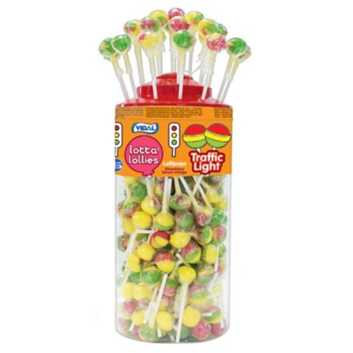 Vidal Traffic Light Lolly150 Count