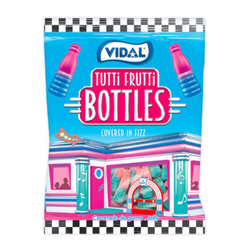 Vidal Tutti Frutti Bottles 14x90g