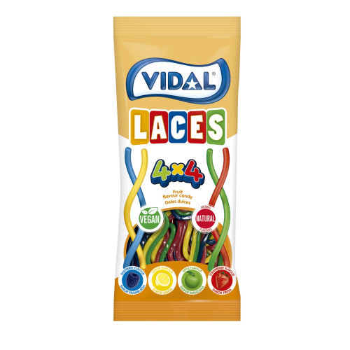Vidal Rainbow Laces 14x85g