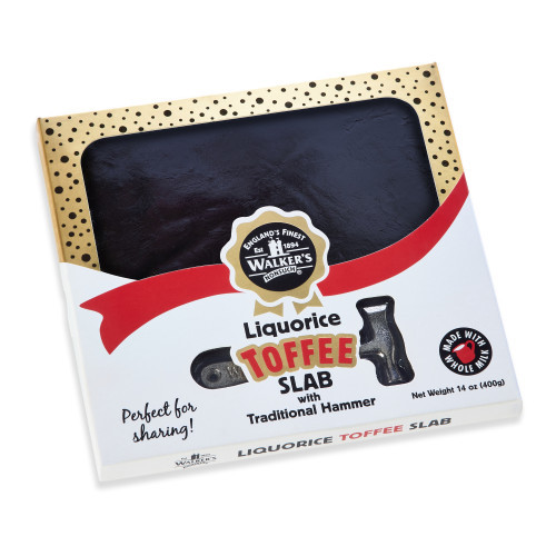 Walkers Toffee Liquorice Slab 400G