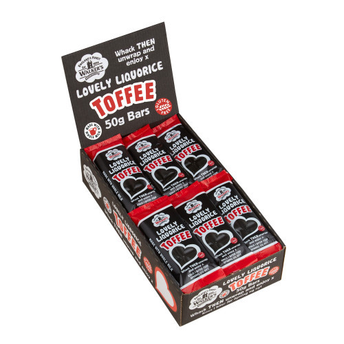 Walkers Liquorice Flavoured Toffee Bars 24 Count
