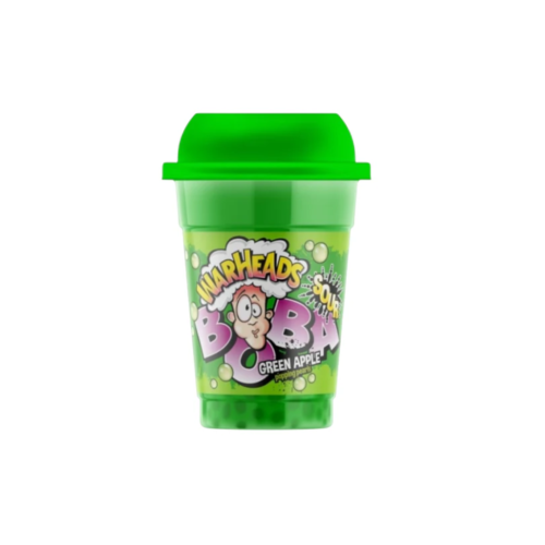 Warheads Boba Green Apple Bubble Tea 28x400ml