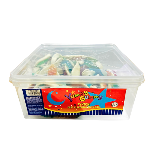 Yummy Gummy Python Snakes 900g Tub