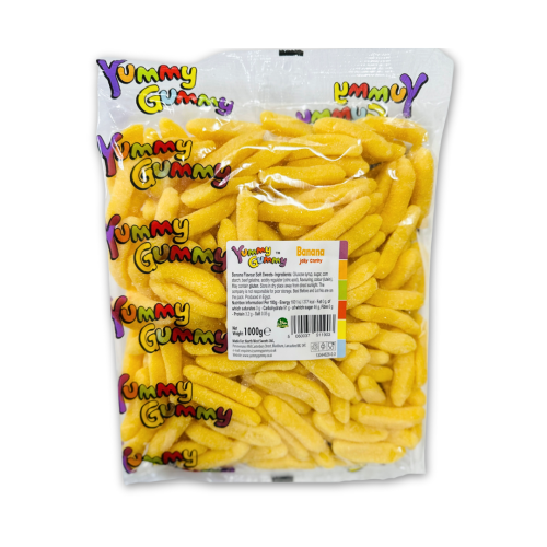 Yummy Gummy Fizzy Bananas 1kg