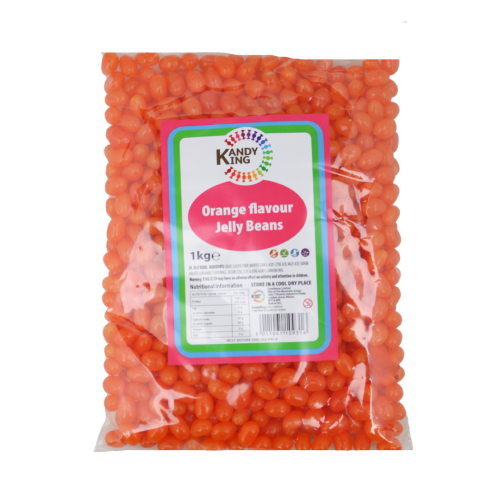 Zed Candy Orange Single Colour Jelly Beans 1kg