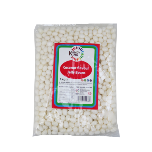Kandy King Coconut Single Colour Jelly Beans 1kg