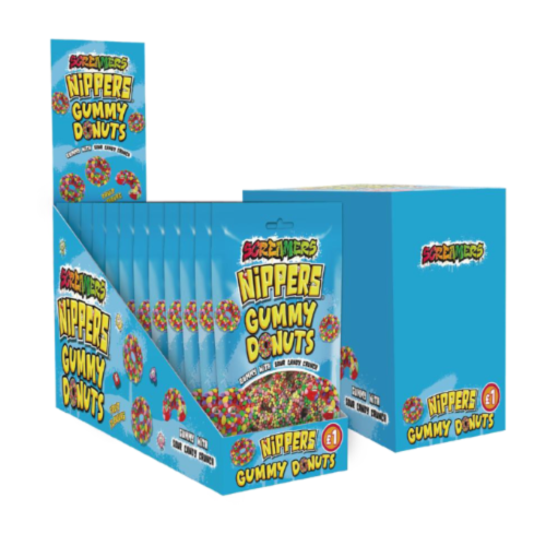 Zed Candy Screamers Nippers Gummy Donuts 12X24