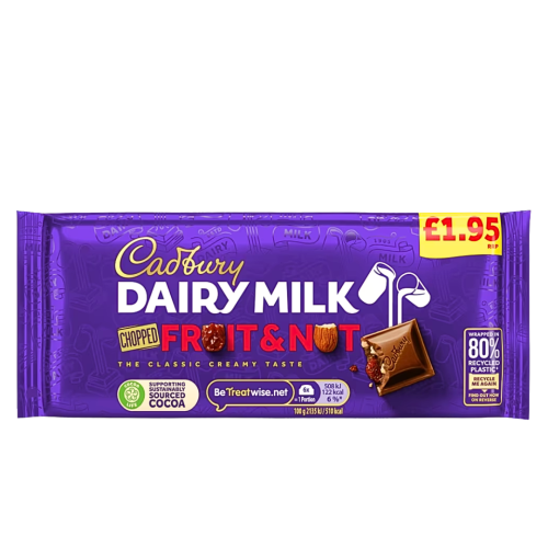Cadbury Fruit & Nut 22X95g PMP &Acirc;&pound;1.95