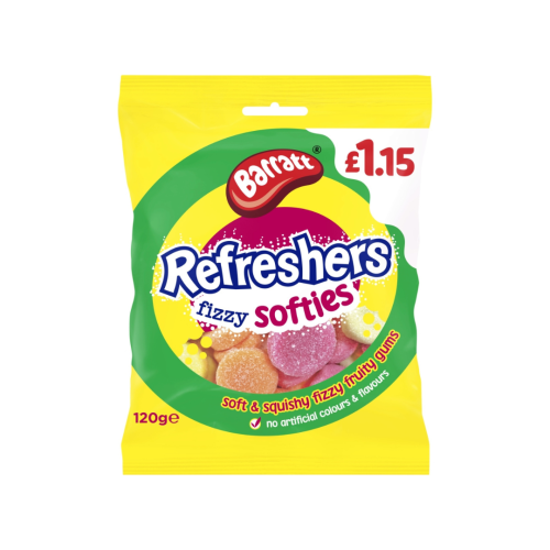 Barratt Refresher Fizzy Softies PMP Â£1.15 12x120g