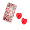 Cherry Heart Lollipops 1kg