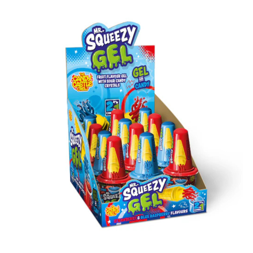 The Candy Castle Mr Squeezy Gel 12x70g - Monmore Confectionery