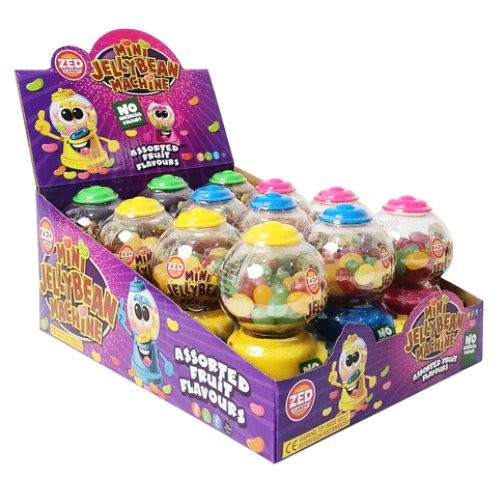 Zed Candy Mini Jelly Bean Machine 12x35g - Monmore Confectionery