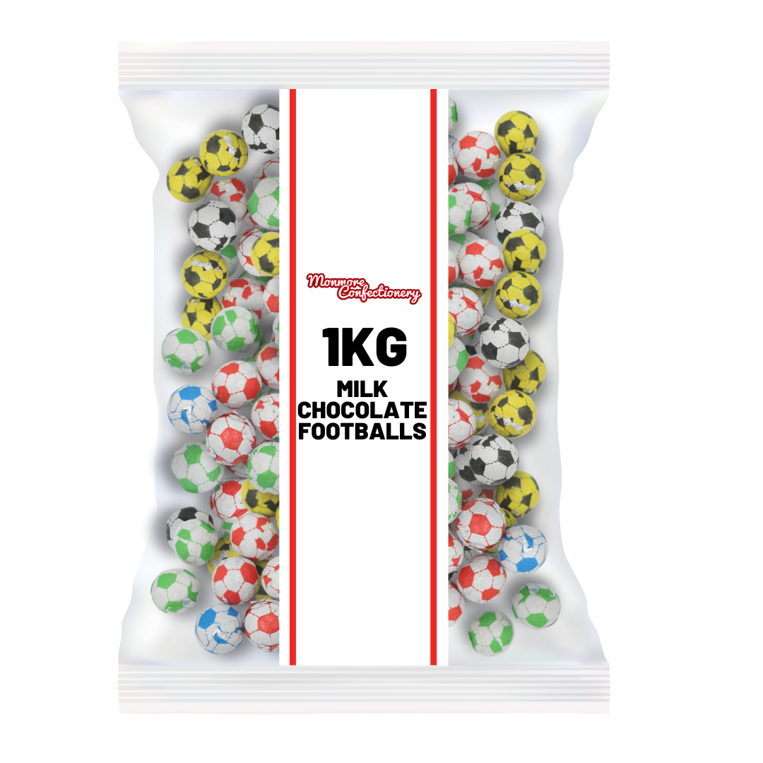 Milk Chocolate Footballs