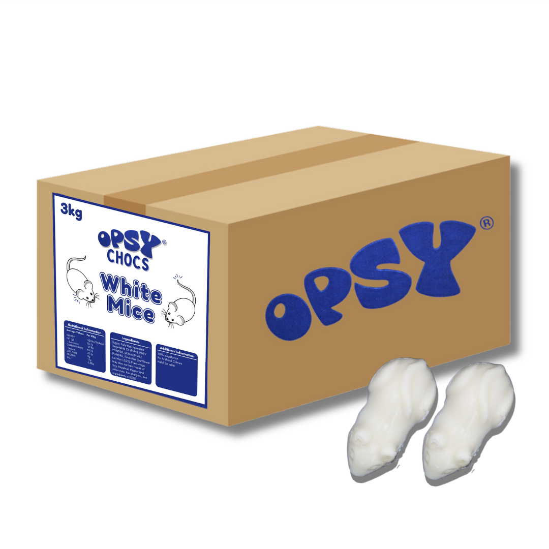 Opsy White Mice bulk sweets