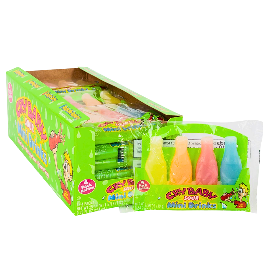 Concord Cry Baby Tears Extra Sour Candy Five Flavours 24x1.98oz