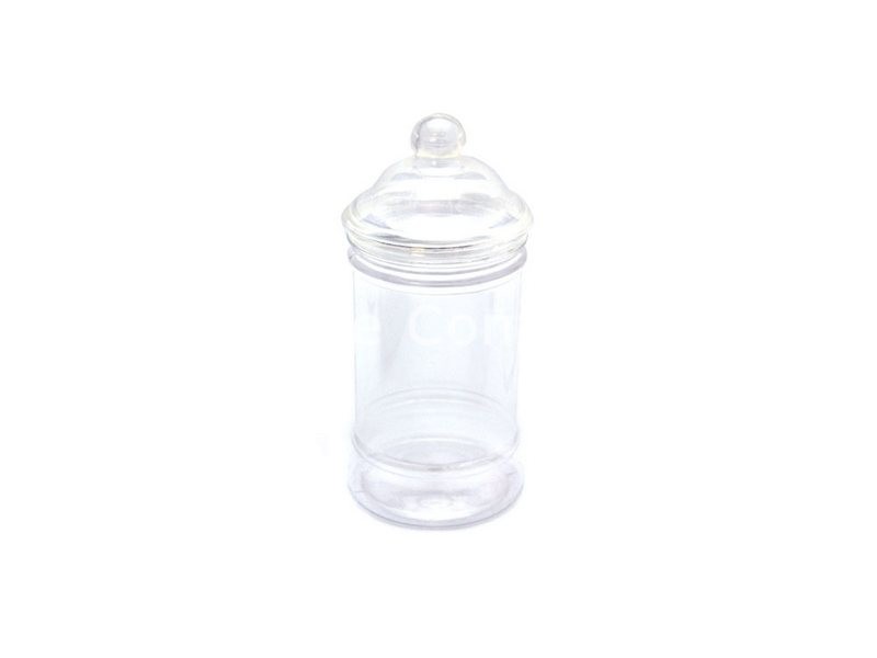Plastic Victorian Style Jar 500ml Pack of 5 by Millies Direct 