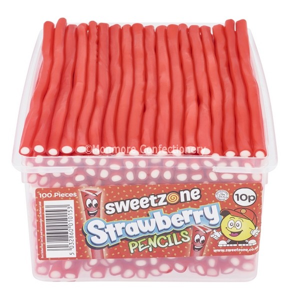 Strawberry Pencils (Sweetzone) 100 Count