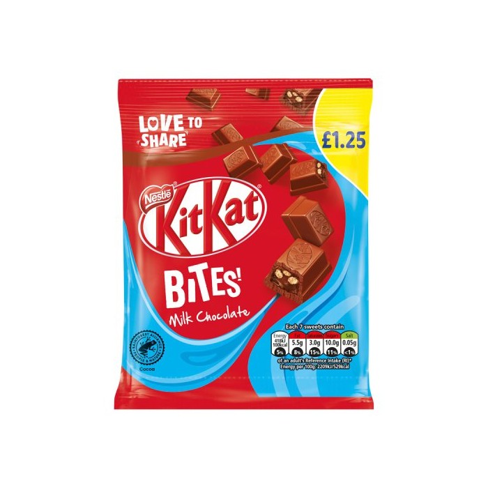 Nestle Kit Kat Bites Share Bag 10x80g £1.25 PMP