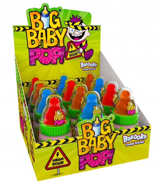 Big Baby Pop (Bazooka) 12 Count