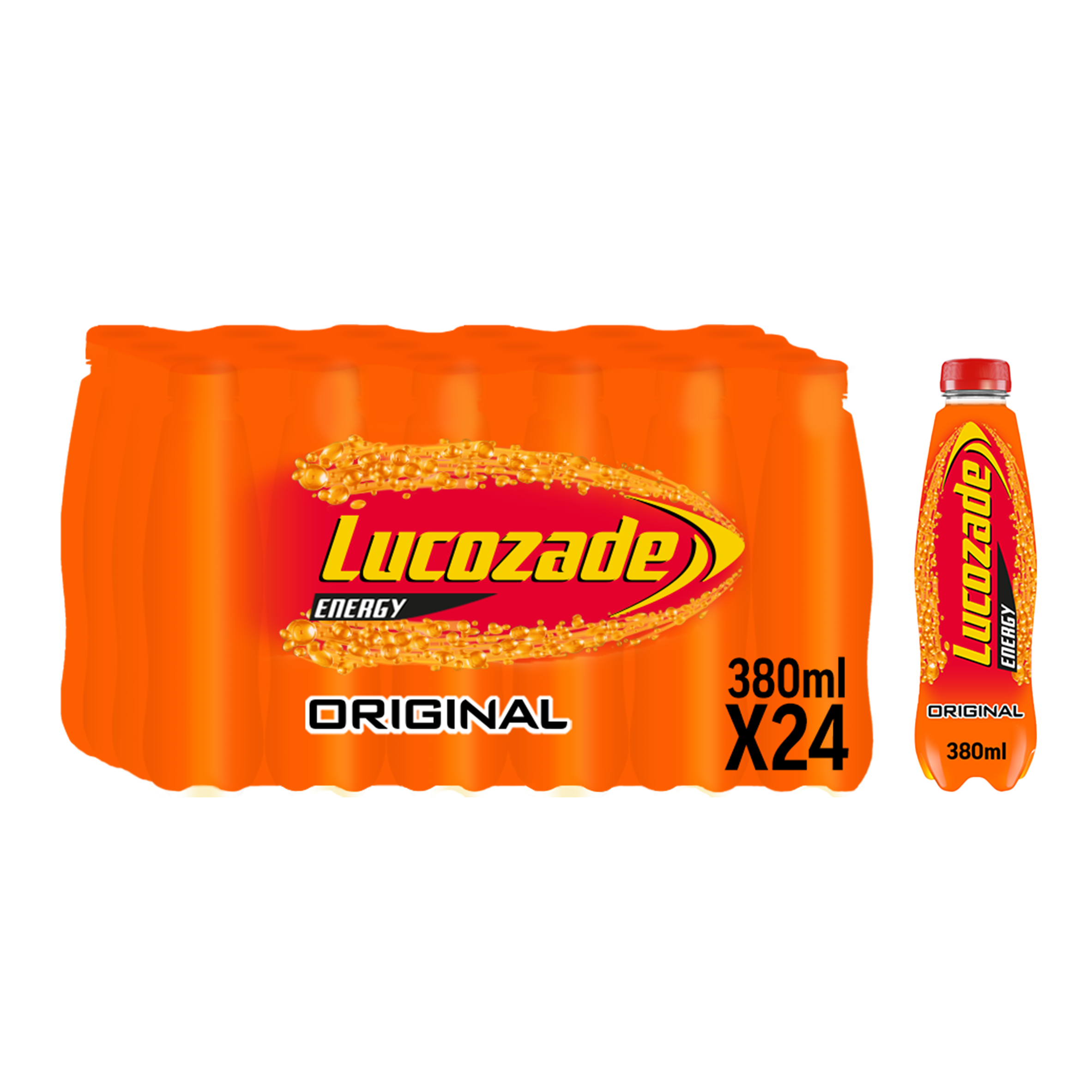 Lucozade Original Fizzy Drink 24 x 380ml