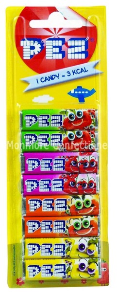 FRUIT MIX REFILLS (PEZ CANDY) SINGLE PACK OF 8