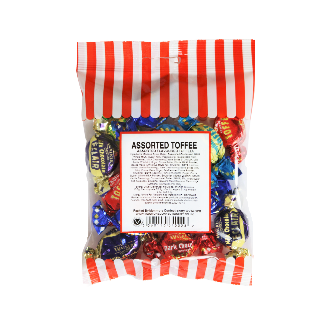 ASSORTED TOFFEES (MONMORE) 100g
