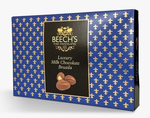 LUXURY MILK CHOCOLATE BRAZILS GIFT BOX (BEECHES) 145g