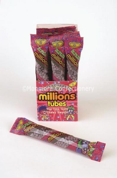 Blackcurrant Flavour Tubes (Millions) 12 Count