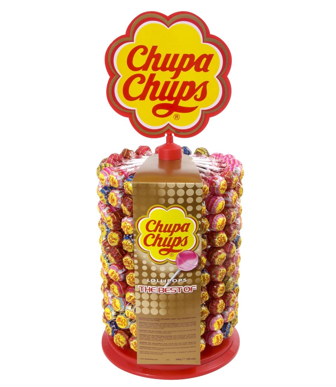 Chupa Chups Best Of Lollipops Wheel 200 Count