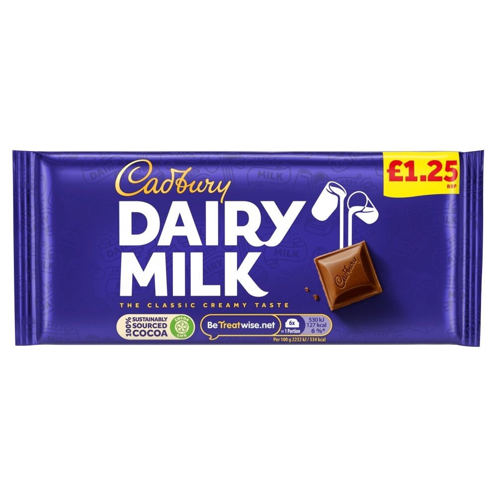 Cadbury Dairy Milk Original 22x95g Monmore Confectionery