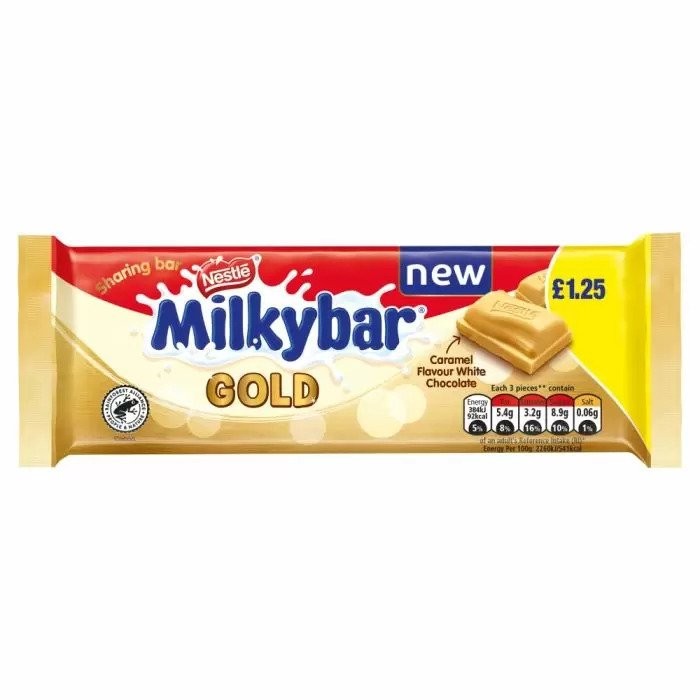 Milky Bar Gold Block 14x85g PMP £1.25