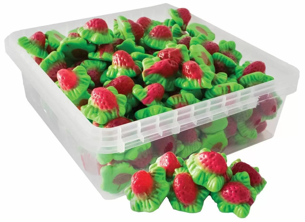 JELLY FILLED STRAWBERRIES (VIDAL) 120 COUNT