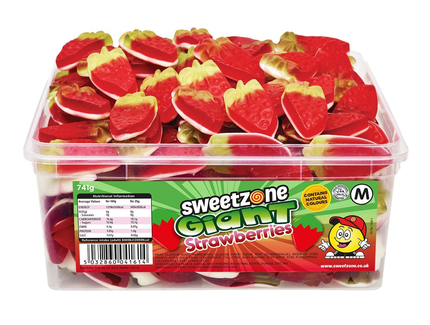 Giant Strawberries Tub (Sweetzone) 741g