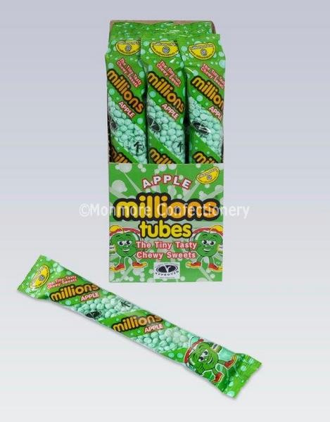 Apple Flavour Tubes (Millions) 12 Count