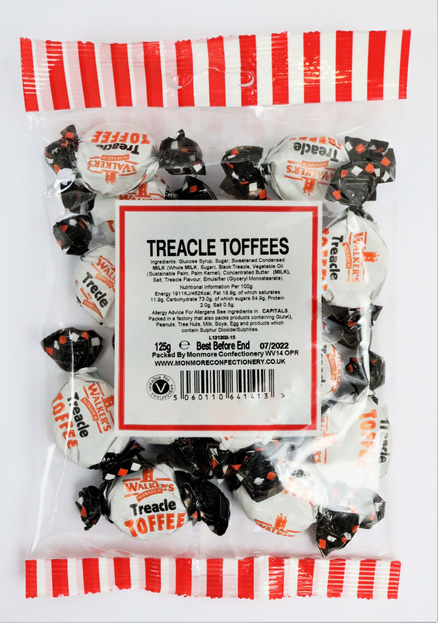 TREACLE TOFFEES (MONMORE) 115G